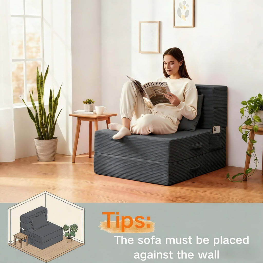 Folding Convertible Sofa Bed with Bag J5165