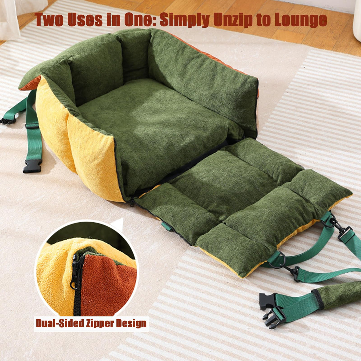 2-in-1 Dog Car Seat for Small Dogs X12037