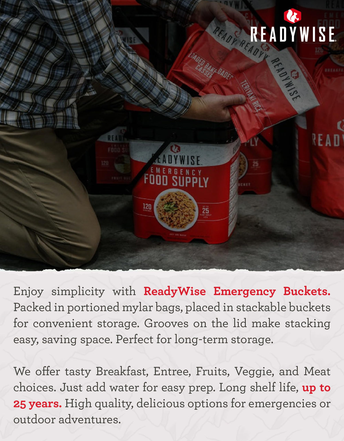 Emergency Survival Food Supply 120 Serving A515