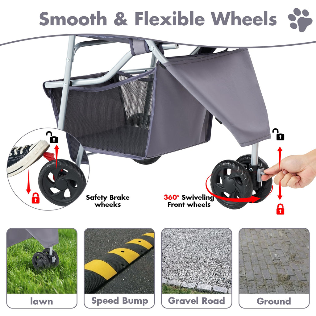 3 Wheels Pet Stroller S421
