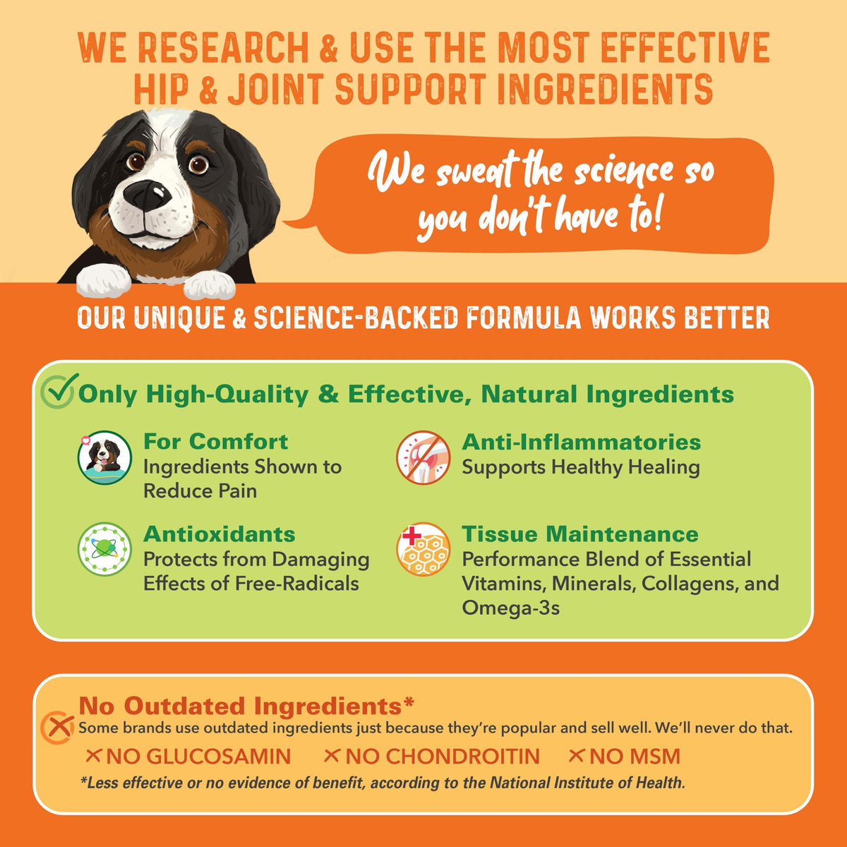 Hip and Joint Supplement for Dogs 90 Ct Soft Chews D16180
