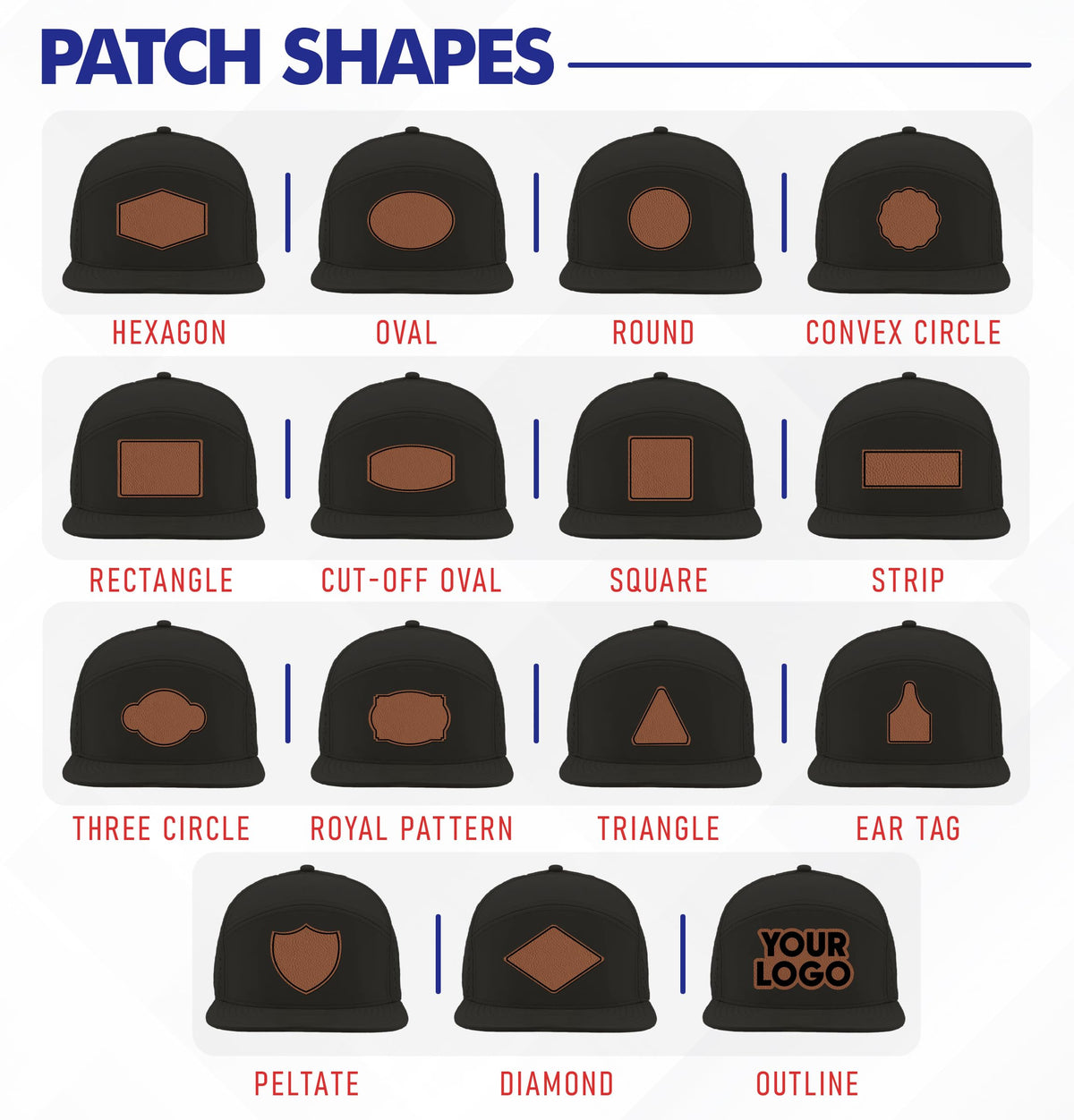 Custom Logo Patch Baseball Cap S695