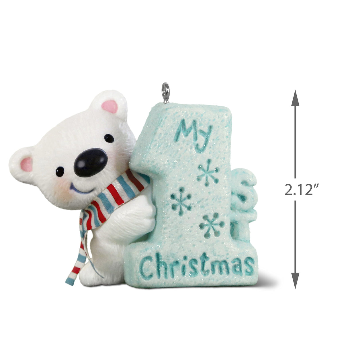 My 1st Christmas Polar Bear Ornament F457194