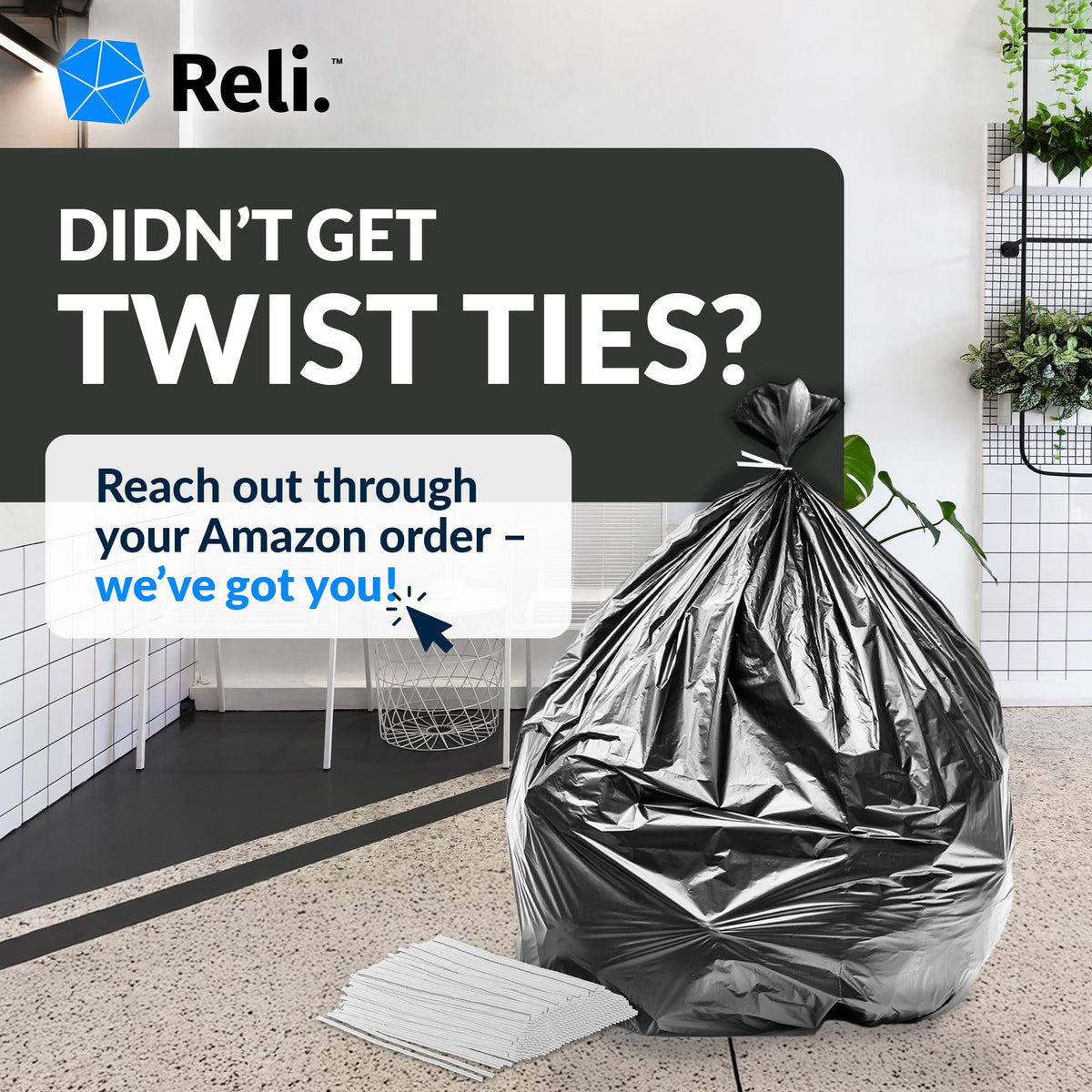 40 to 45 Gallon Heavy Duty Trash Bags A24648