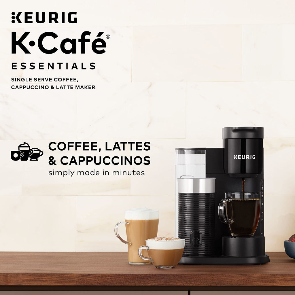 Single Serve Coffee, Latte and Cappuccino Maker, Black Q3410