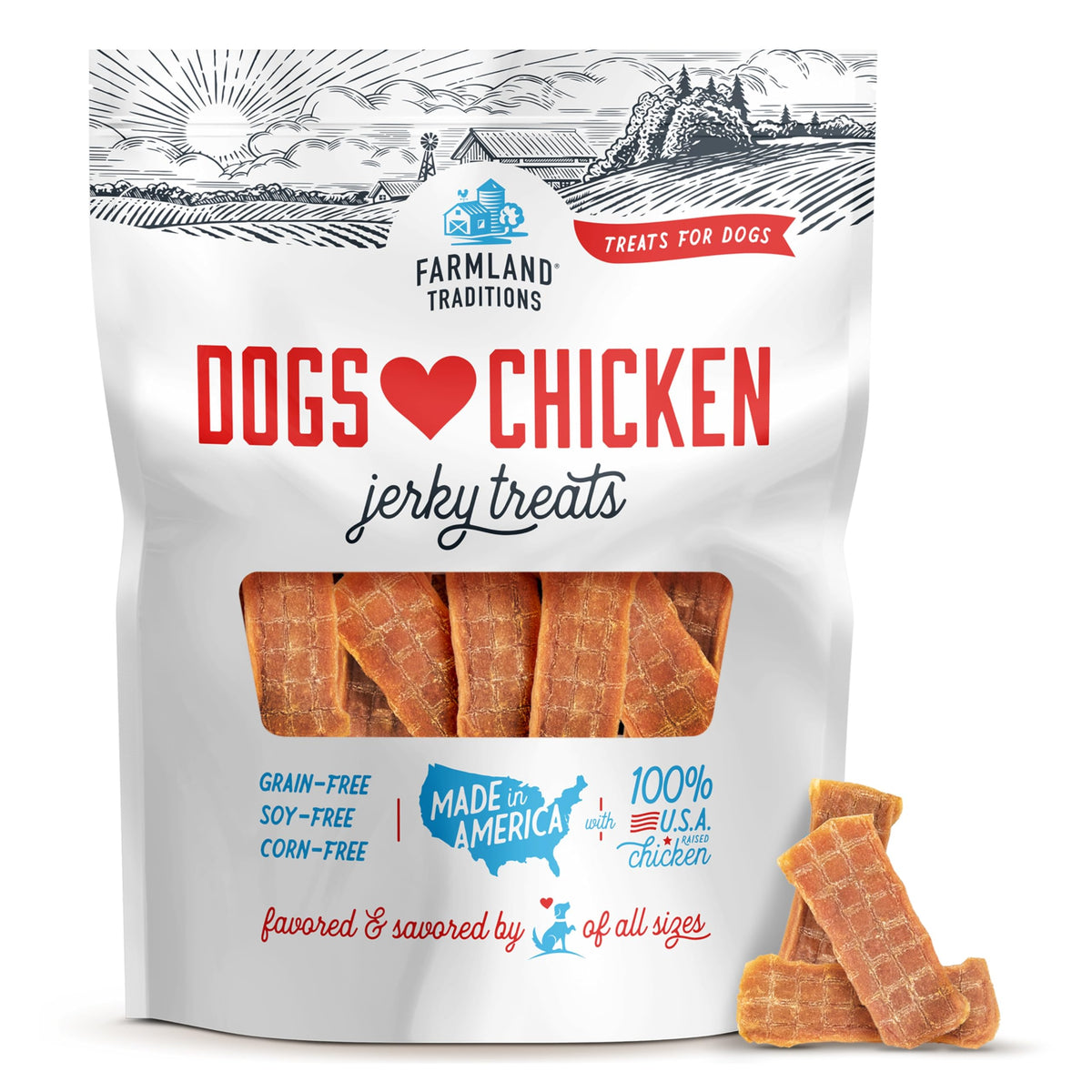 Chicken Jerky Dog Treats 3 lb Bag T521383