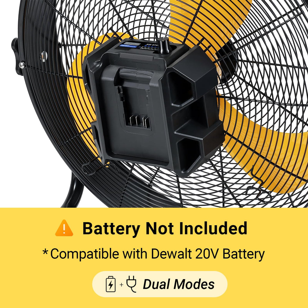 18" Brushless Cordless Floor Fan Y460