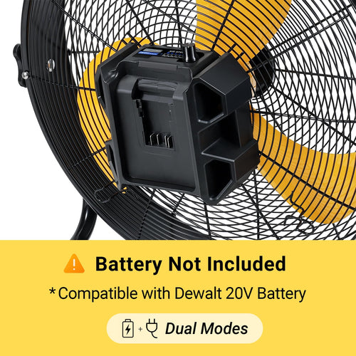 18" Brushless Cordless Floor Fan Y460