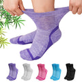 Bamboo Viscose Non-Binding Ankle Socks 5 Pairs J132660