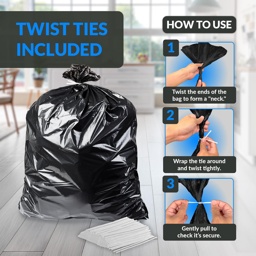 40 to 45 Gallon Heavy Duty Trash Bags A24648