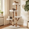 Cat Tree Tower with Scratching Post T947942