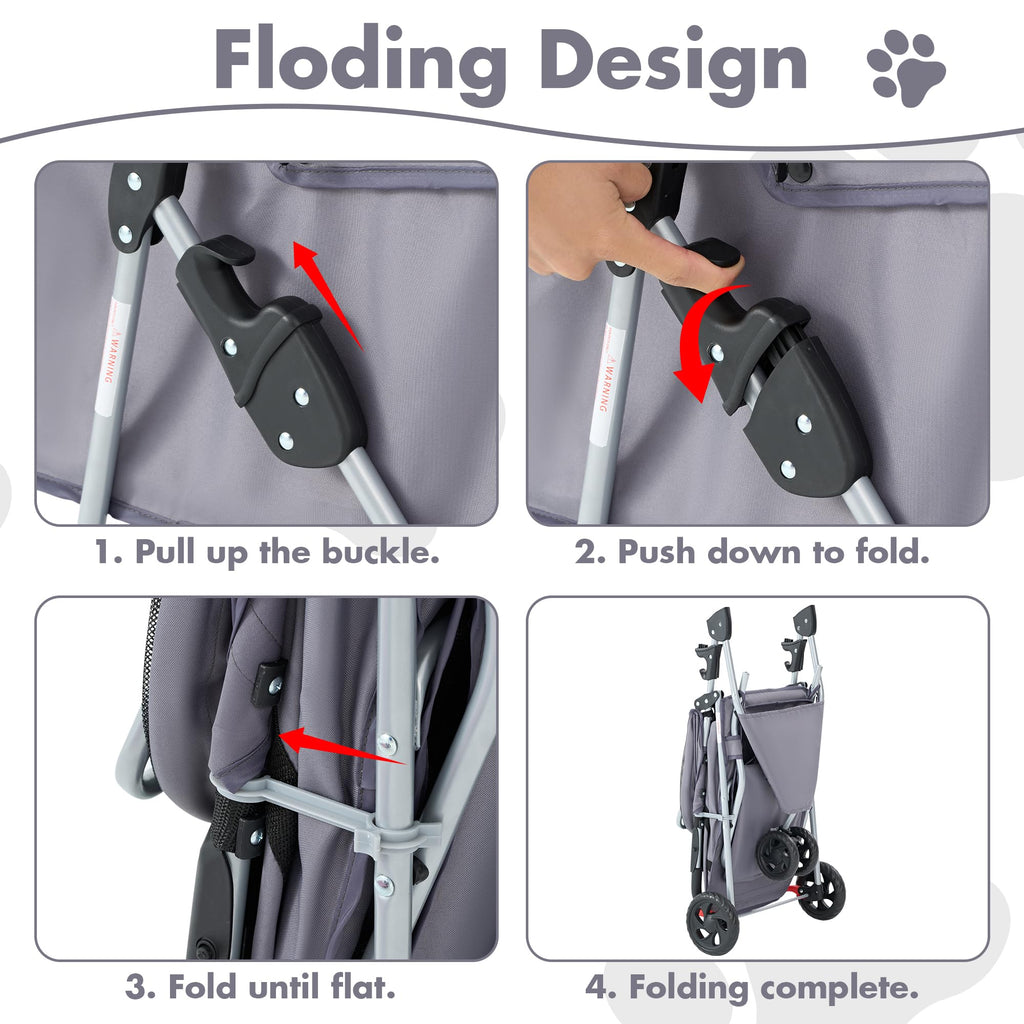 3 Wheels Pet Stroller S421