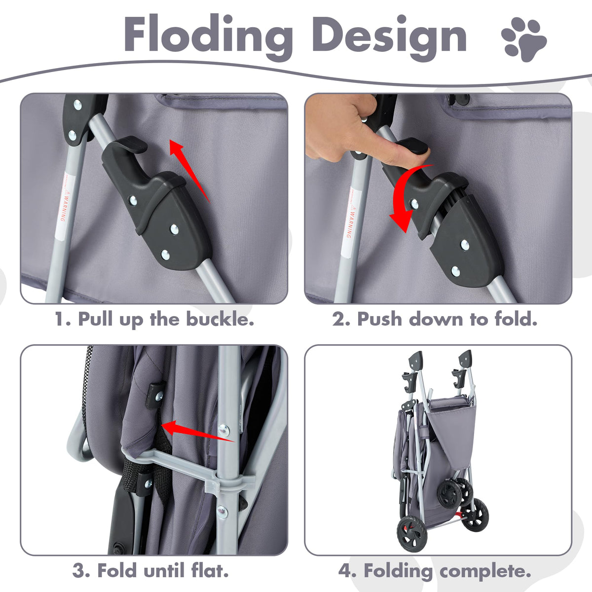 3 Wheels Pet Stroller S421