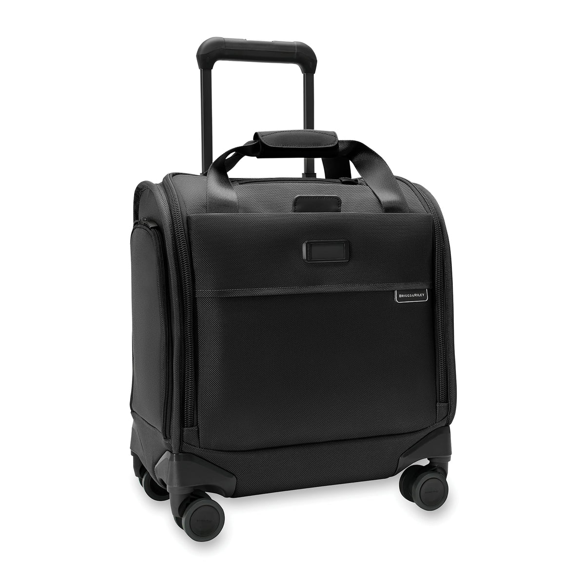 Black Softside Carry On Spinner Luggage D9416