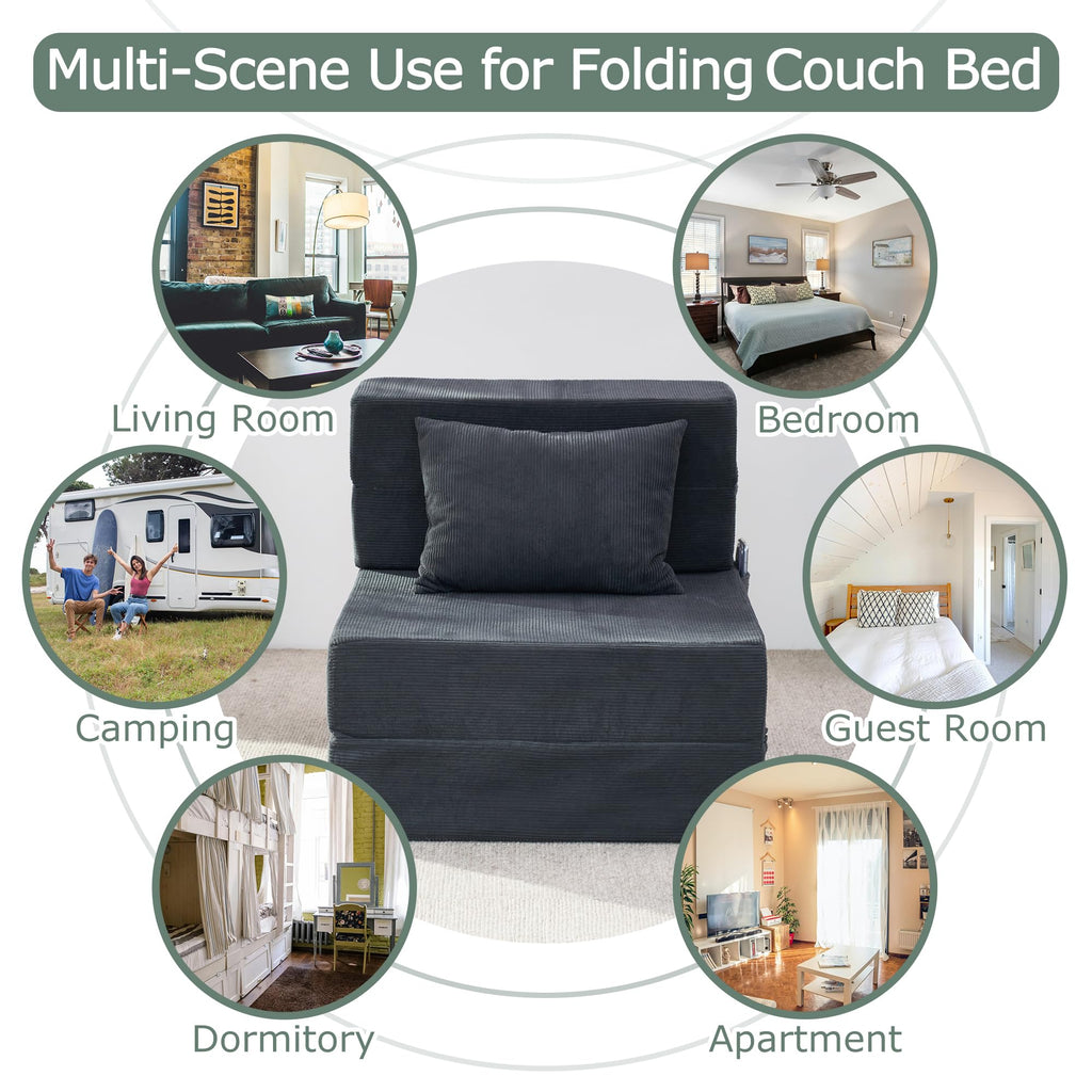 Folding Convertible Sofa Bed with Bag J5165