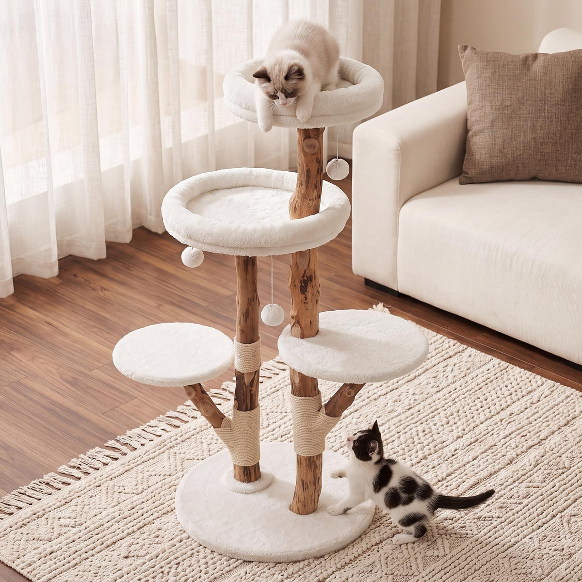 Cat Tree Tower with Scratching Post T947942