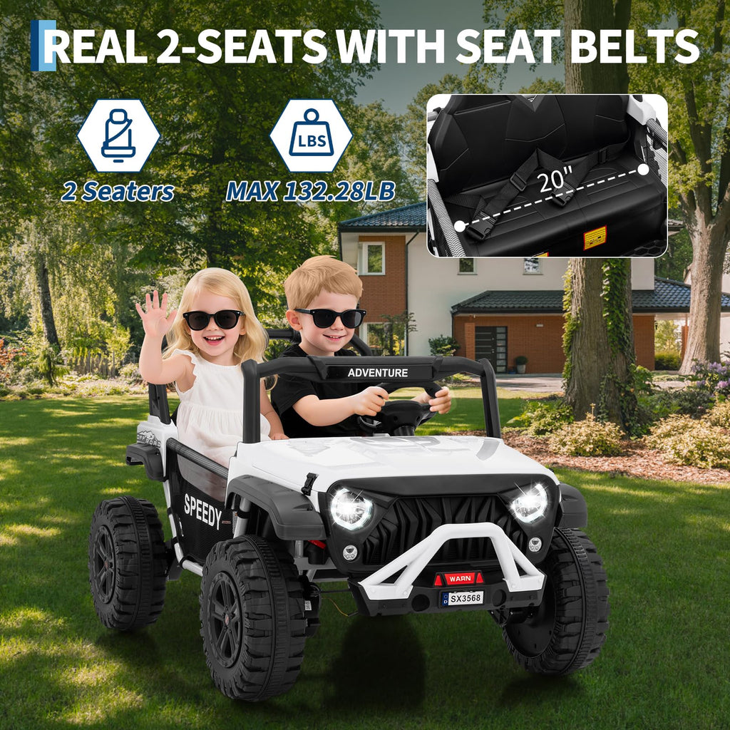 24V 4WD Electric Car 2 Seater UTV with Remote Control H1341