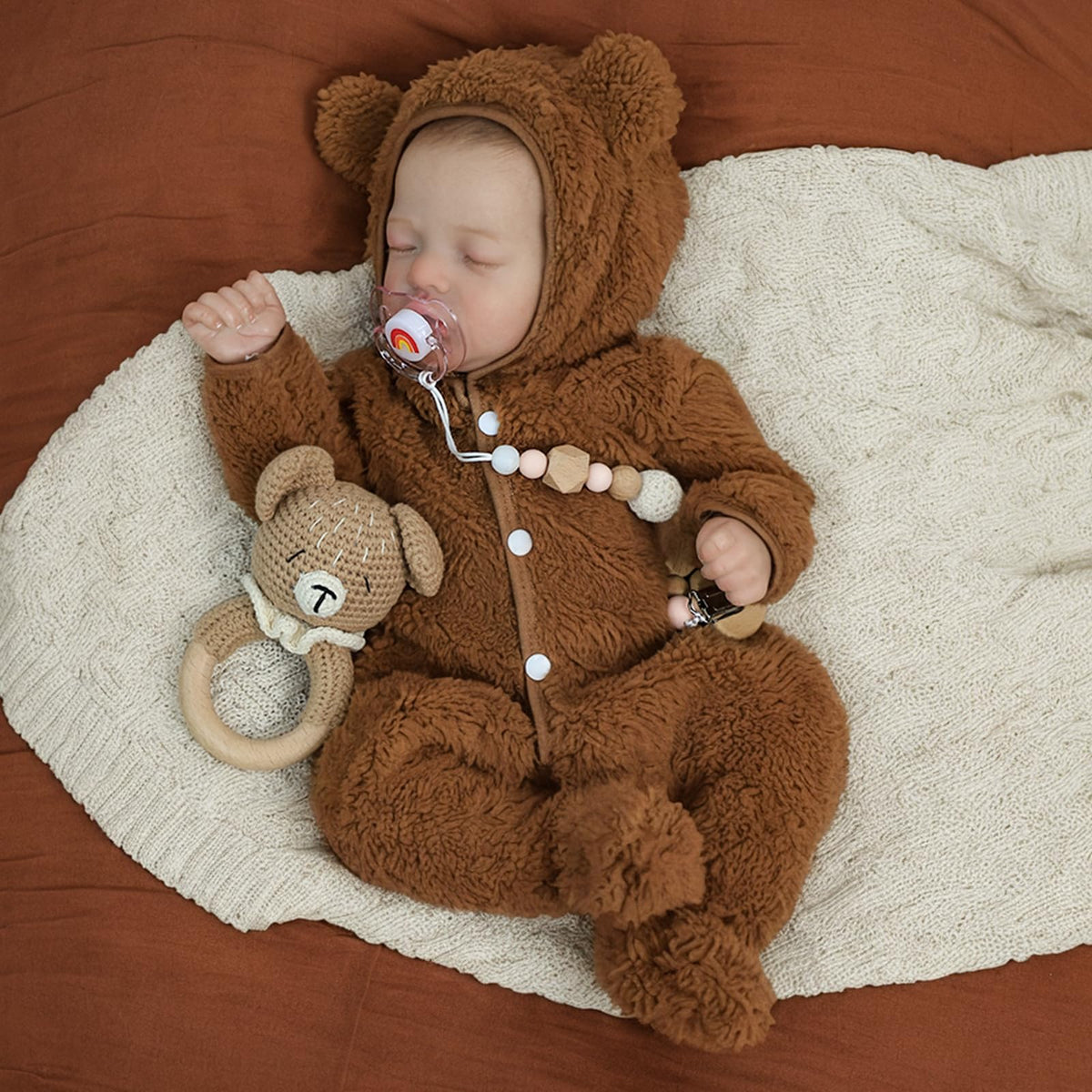 20 Inch Weighted Vinyl Baby Doll F680486