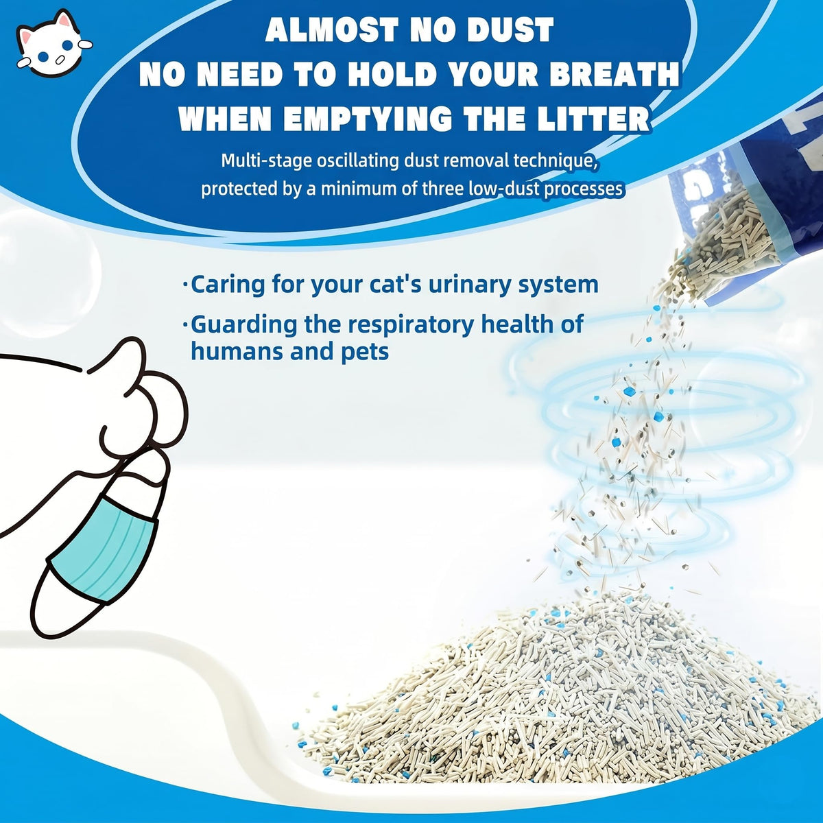 Tofu Cat Litter Strong Clumping 21lbs U4353