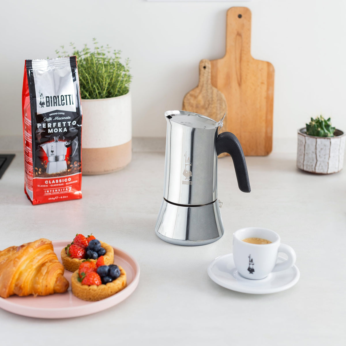 Stainless Steel Stovetop Coffee Maker 6 Cups K97477