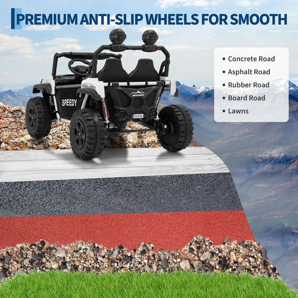 24V 4WD Electric Car 2 Seater UTV with Remote Control H1341