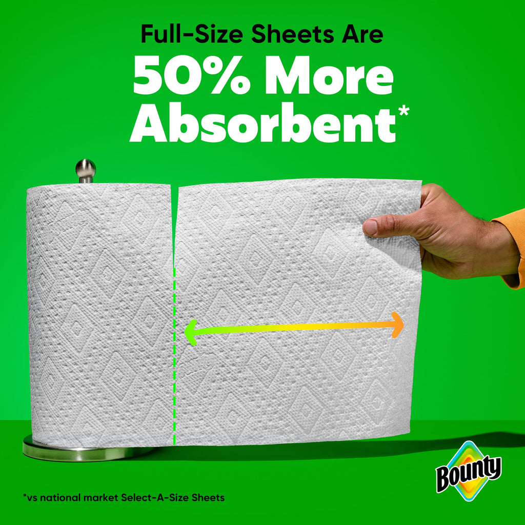 White Paper Towels, 2 Triple Rolls T960